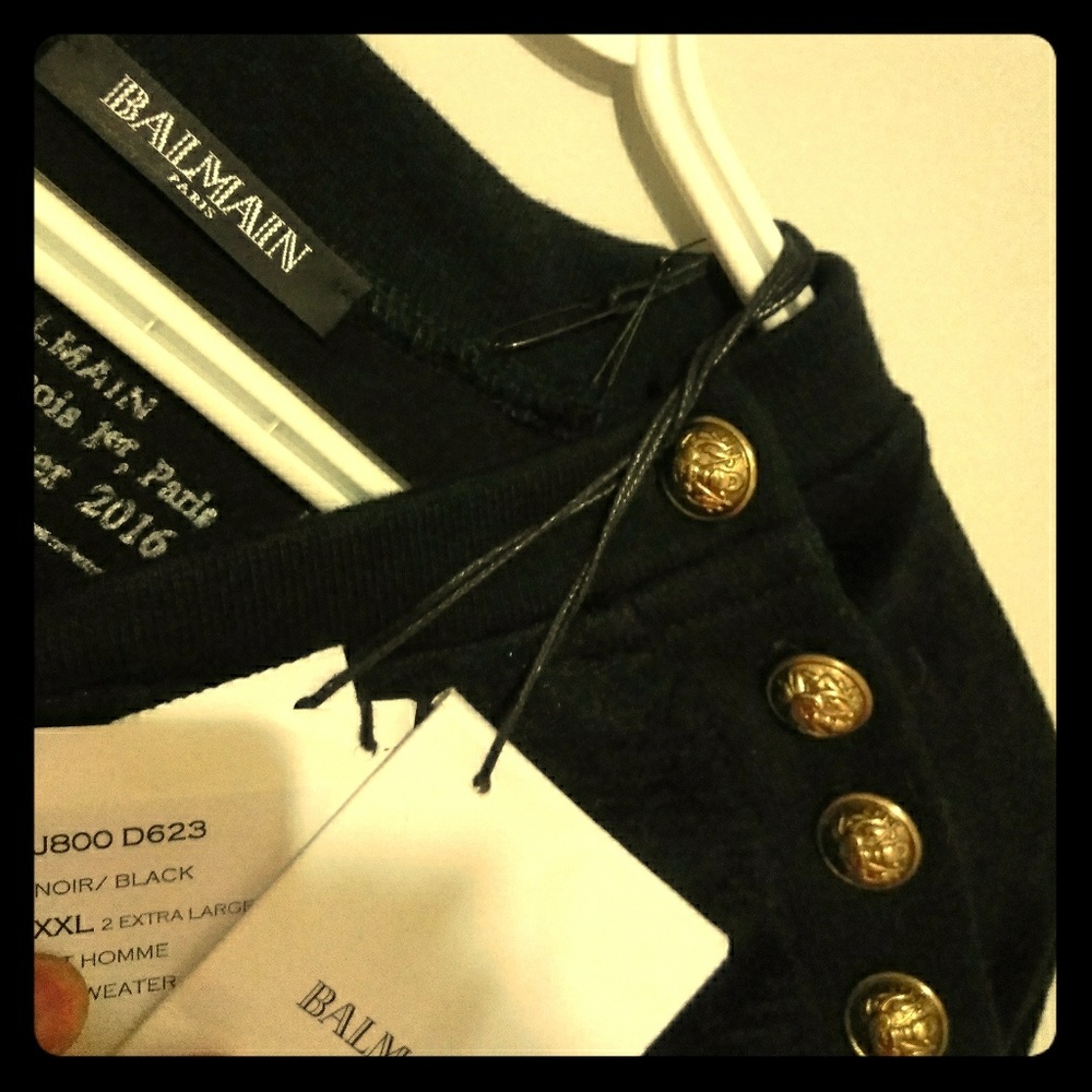 Mens blavk sweater